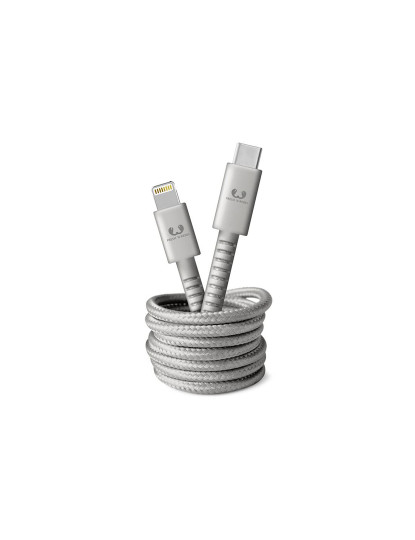 imagem de Cabo USB-C - Lightning Kabel Fabriq, 1,5 m, Ice Grey2