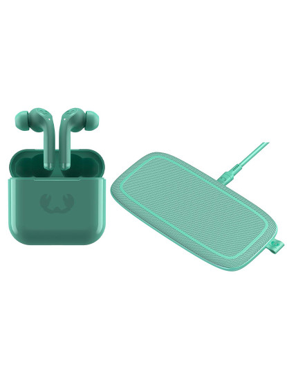 imagem de Earpods True Wireless TWINS 2 TIP + Base Carregamento Duo Misty Mint1