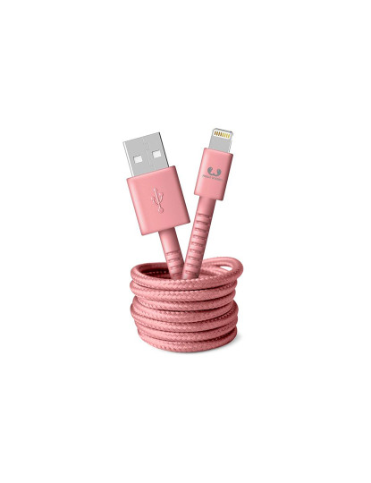 imagem de Cabo USB-A - Lightning Kabel Fabriq, 1,5 m, Dusty Pink2