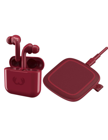 imagem de Earpods True Wireless TWINS 2 TIP + Base Carregamento Ruby Red1