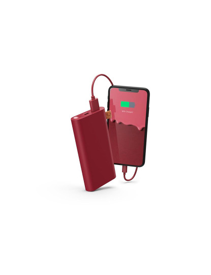 imagem de Powerbank 12000 mAh, USB-C  Ruby Red3