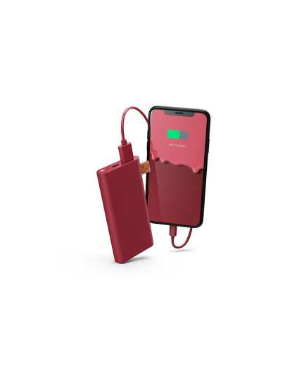 imagem de Powerbank 6000 mAh, USB-C  Ruby Red3