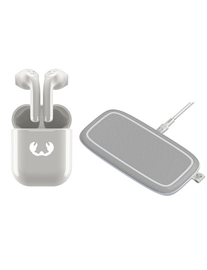 imagem de Earpods True Wireless TWINS 2 + Base Carregamento Duo Ice Grey1