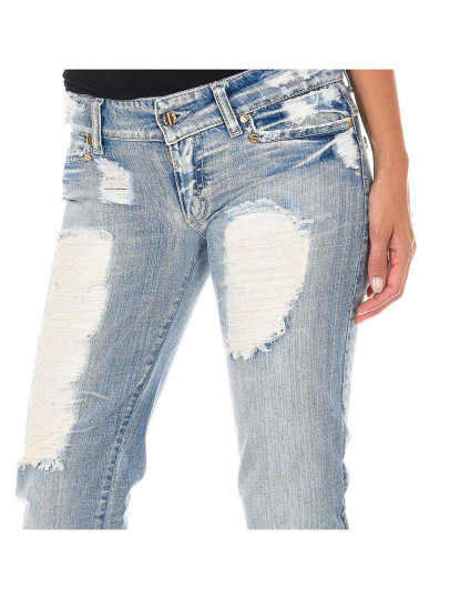 imagem de Calças De Ganga Senhora Azul Denim2