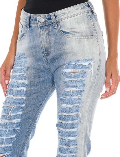 imagem de Calças De Ganga Senhora Azul Denim4