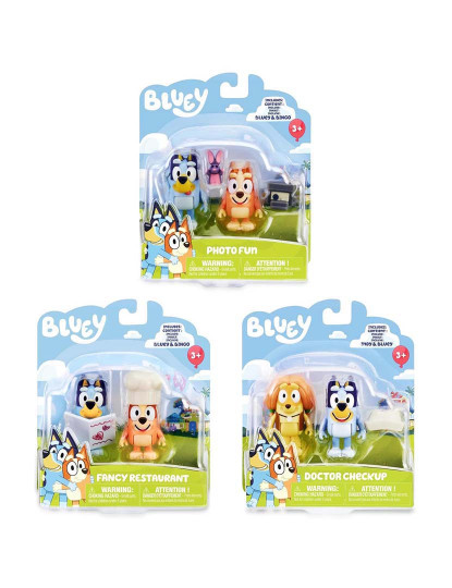 imagem de Bluey Pack 2 Figura Sortido 4 S2 Bly070001