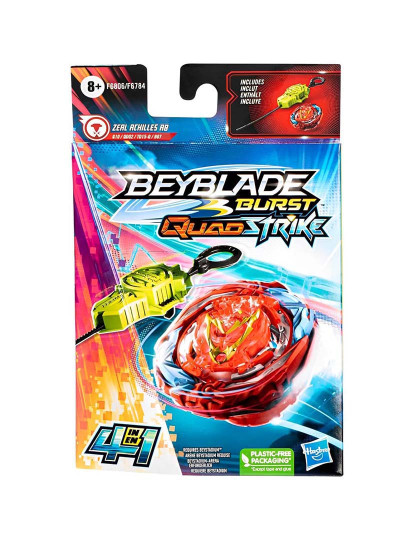 imagem de Beyblade Pião E Lançador Quadstrike F6784Eu48