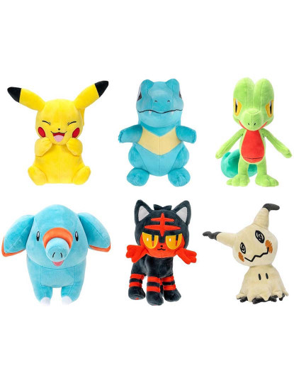 Peluche Pokémon 21cm (vários modelos)