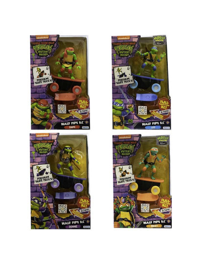 imagem de Tmnt Movie Figuras Rc Com Skate 1294261