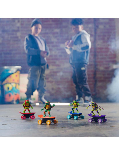 imagem de Tmnt Movie Figuras Rc Com Skate 1294269