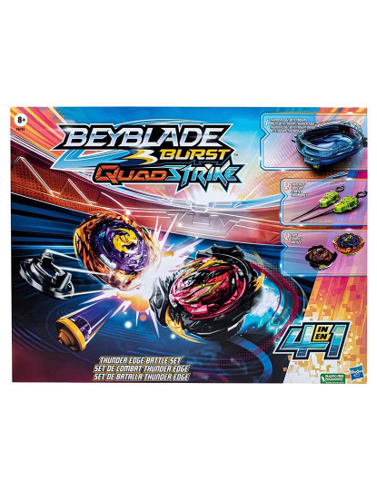 imagem de Beyblade Arena B.Q.Kit Batalha Thunder F6781Eu41