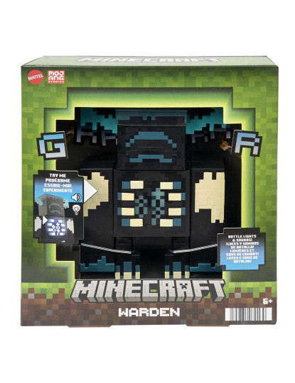 imagem de Minecraft Warden Com Luzes E Son Hhk891