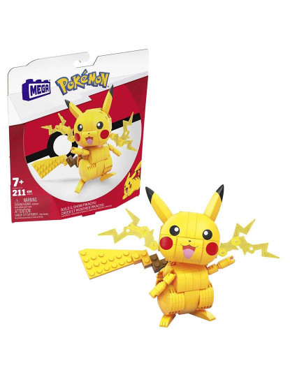 imagem de Mega Construx Pokemon Build Show Pikachu Gmd311