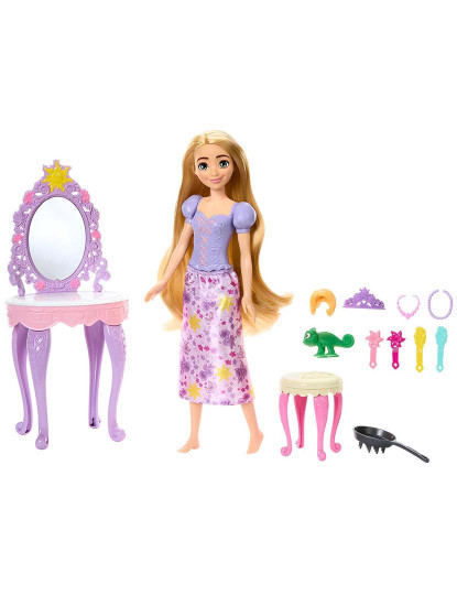 imagem de Princesa Disney Rapunzel C/ Tocador Hlx281