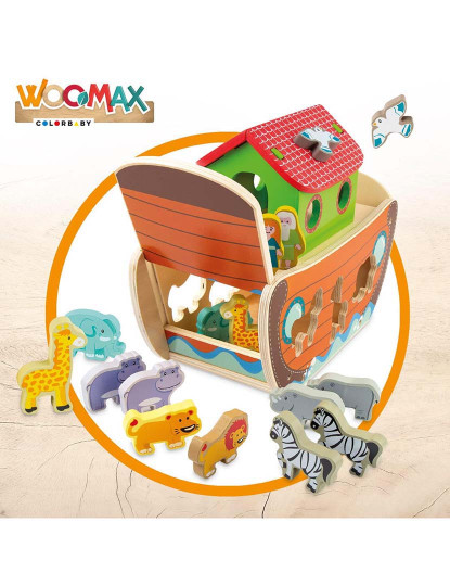 Woomax - Puzzle de Formas Madeira