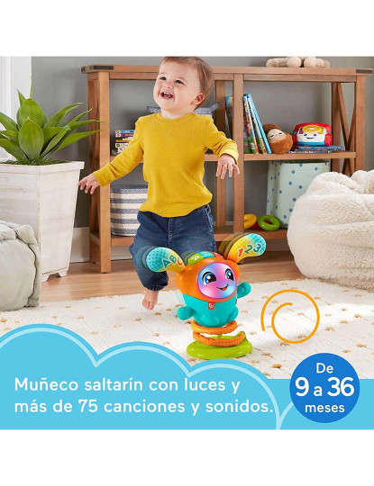 Jogo Educativo FISHER PRICE Pequeno Robô Saltitante (Idade Mínima: 9 Meses  - 28 x 19 x 33 cm)