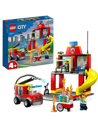 imagem de Lego City Quartel E Camião Dos Bombeiros 603751