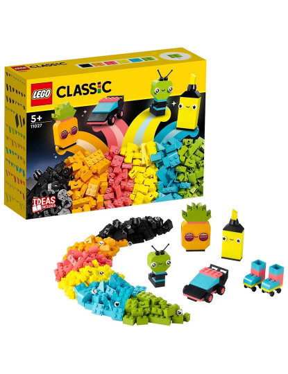 imagem de Lego Classic Diversão Criativa Neon 110271