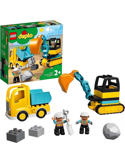 imagem de Lego Duplo Camião Escavadora De Lagartas 109311