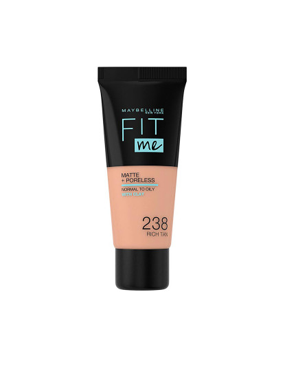 imagem de Base Fit Me Matte+Poreless #238-Rich Tan1