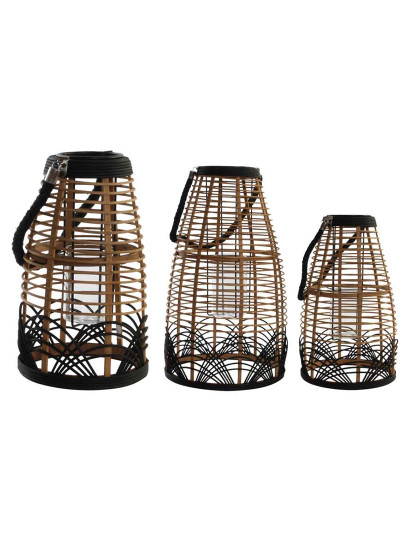 imagem de Conjunto 3 Porta-Velas Bicolor 1