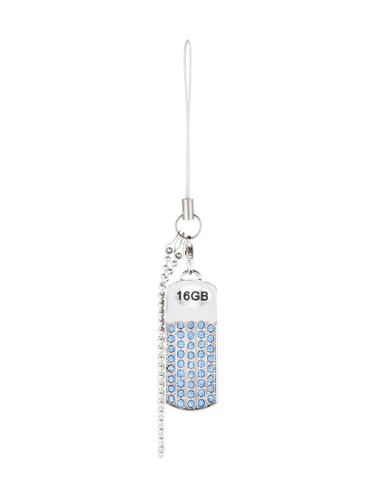 imagem de Porta Chaves USB 16Gb MYC Paris Azul1