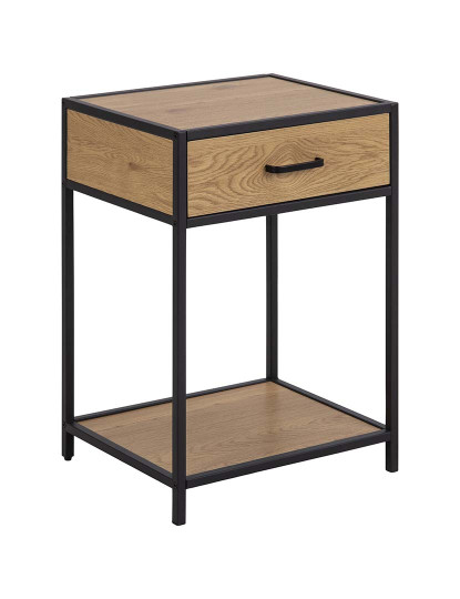 imagem de Mesa Cabeceira Seaford Wild Oak4