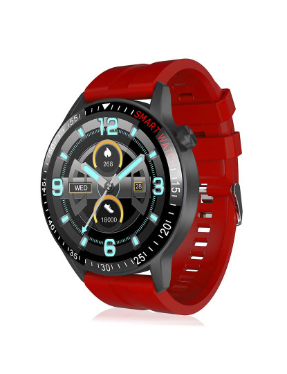 imagem de Smartwatch B30 com Modo Multidesporto Monitor Cardíaco e Tensão Vermelho6