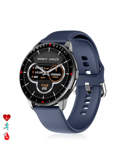 imagem de Smartwatch Y90 com 8 modos Desportivos Azul Escuro1