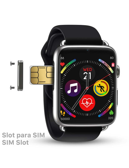 imagem de Smartwatch Phone M20-C Preto9