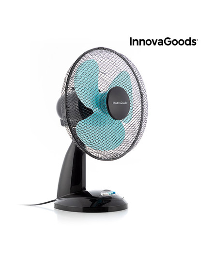 imagem de Ventilador de Mesa Ø30cm 35W Preto e Azul6