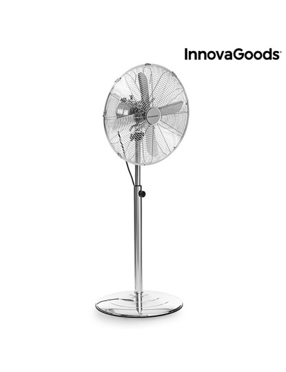 imagem de Ventilador de Pé Chrome Retro InnovaGoods Ø 40 cm 55W6