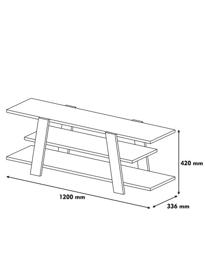 imagem de Móvel Tv Walnut Branco4