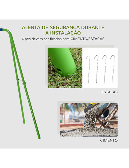 imagem de Conjunto Baloiço Crianças Verde8