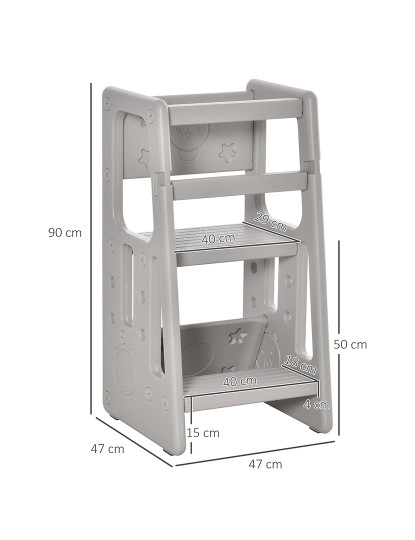 imagem de Torre Aprendizagem Crianças Cinzento3