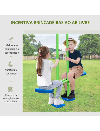 imagem de Conjunto Baloiço Crianças Verde4