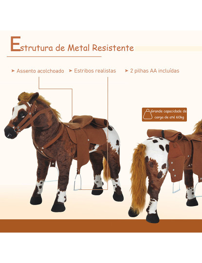 imagem de Cavalo de Brinquedo Castanho5