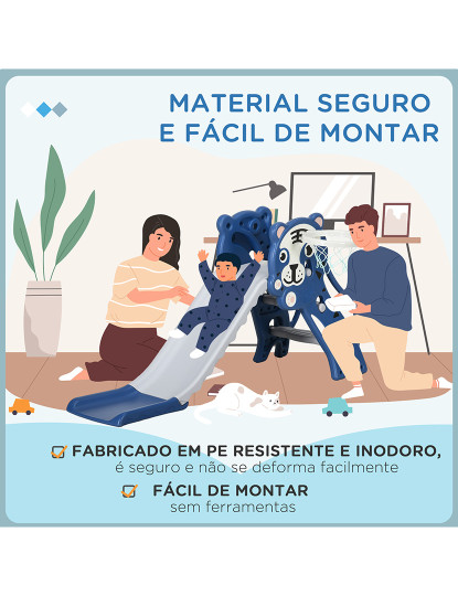 imagem de Escorrega Crianças Azul7