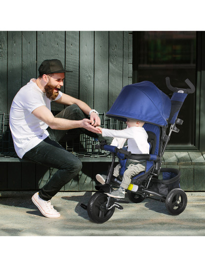 imagem de Triciclo Bebés Azul marrinho2