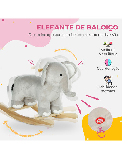 imagem de Elefante Baloiço Cinzento4