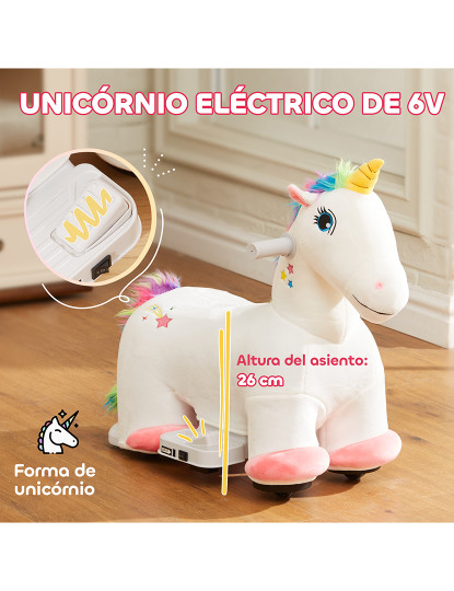 imagem de Unicórnio Elétrico Crianças Multicor4