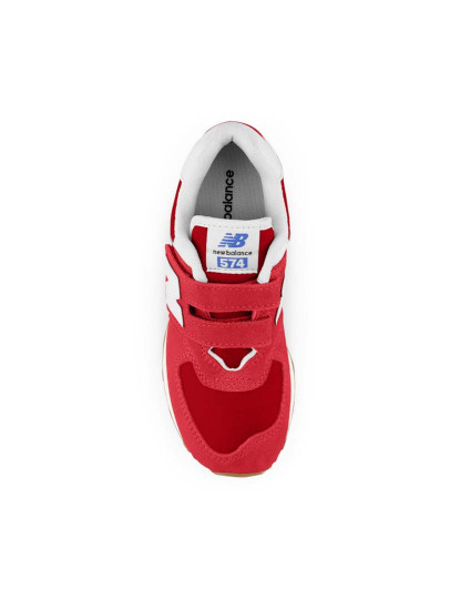 imagem de Ténis Kids 574 Hook and Loop Vermelho3