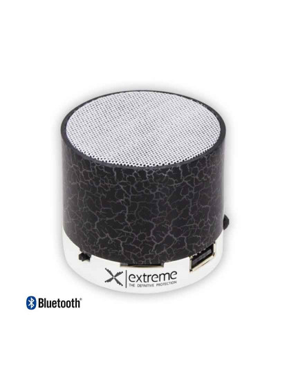 imagem de Coluna Bluetooth Portátil 3W Sd/Bat/Led Preto               1