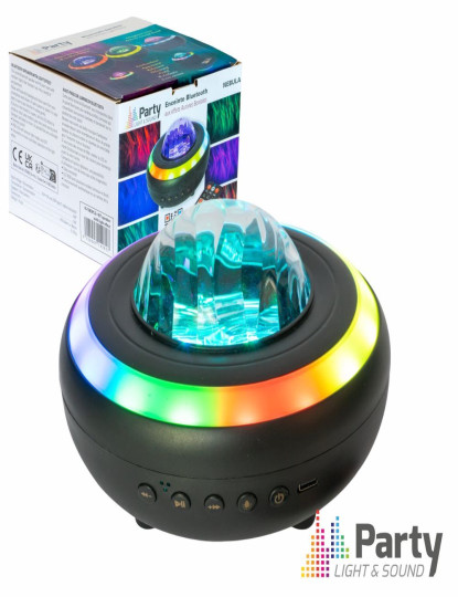 imagem de Coluna Bluetooth 8W Efeito Aurora Boreal Bluetooth RGB PARTY1