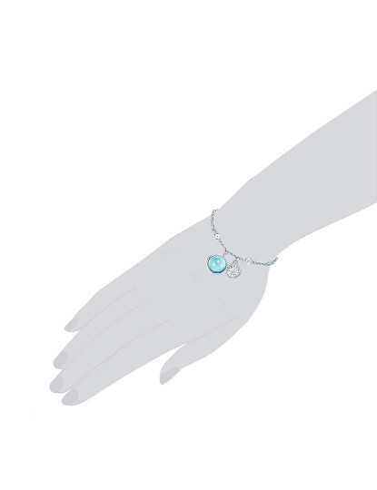 imagem de Pulseira com Cristais Swarovski Prateado2