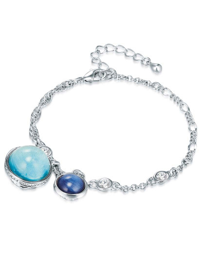 imagem de Pulseira com Cristais Swarovski Prateado1