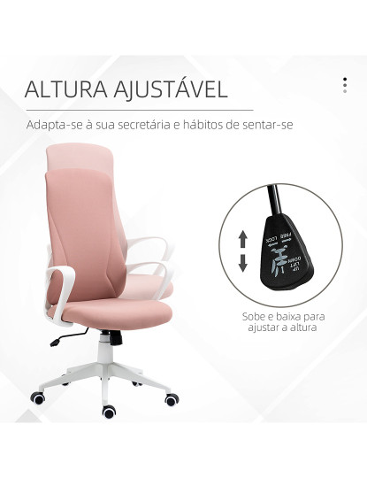 imagem de Cadeira Escritório Ergonómica Rosa4