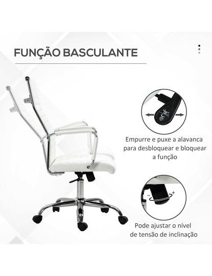 imagem de Cadeira Escritório Branco5