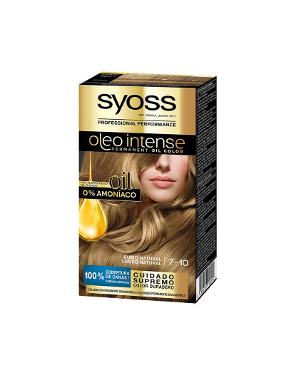 imagem de Tinta s/ Amoníaco Olio Intense #7.10-Louro Natural 5pçs1