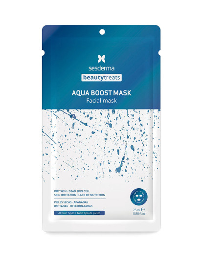 imagem de Máscara Facial Hidratante Aqua Boost Máscara Beauty Treats 25ml 1